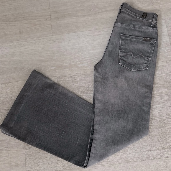 Y2k Girl POP 7 for Mankind Wide Leg  Denim Jeans⬇️ - Picture 7 of 12